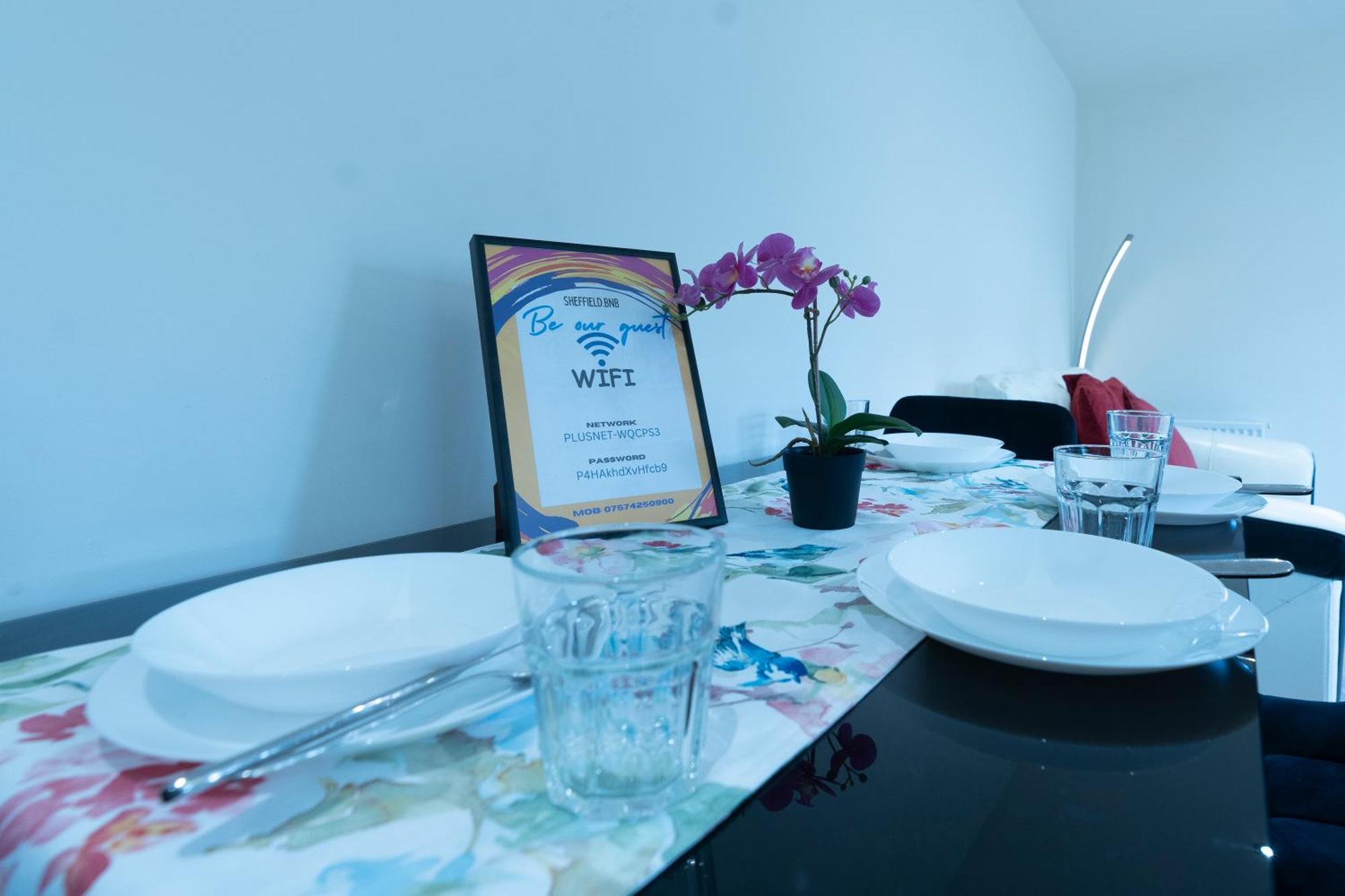 Luxury Ground Floor 2 Bedroom Apartment Free Wifi & Parking Sheffield Zewnętrze zdjęcie