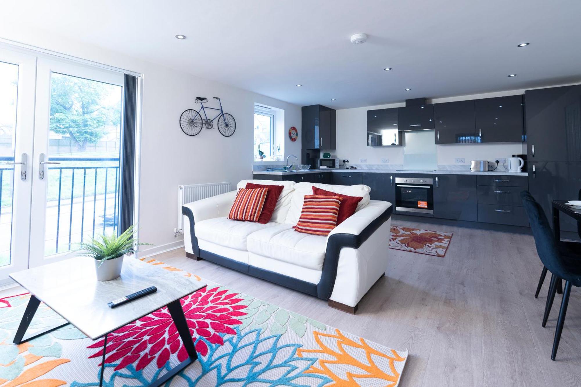Luxury Ground Floor 2 Bedroom Apartment Free Wifi & Parking Sheffield Zewnętrze zdjęcie